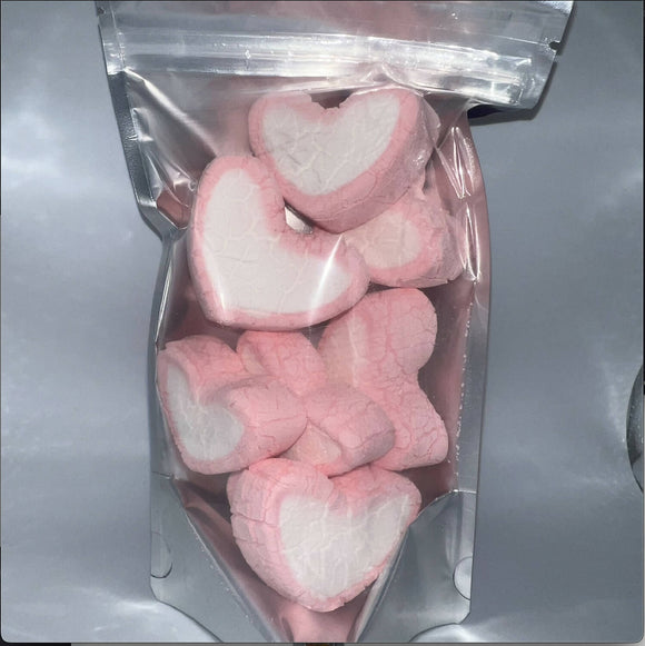 Pink & White Marshmallow Heart