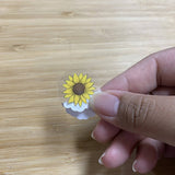 Mini Sunflower Waterproof Stickers - HandmadeSask