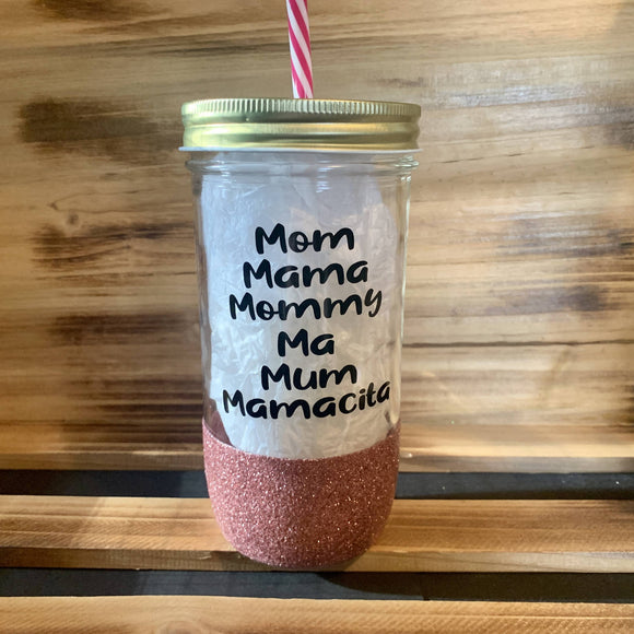 Mom Mama Glitter Jar - 1