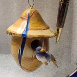 CW - Birdhouse window or desk ornament