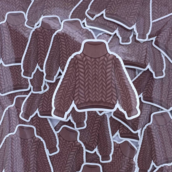 Knitted Sweater Waterproof Sticker