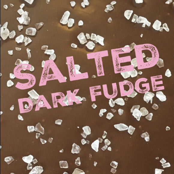 Sea Salt Dark Chocolate Fudge - HandmadeSask