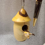CW - Birdhouse window or desk ornament