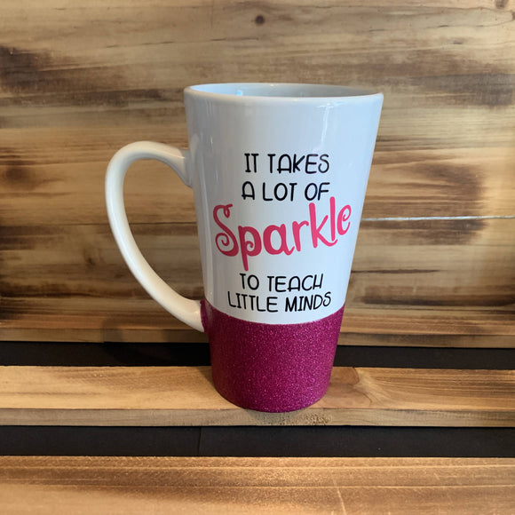 A Lot of Sparkle Glitter Mug - HandmadeSask