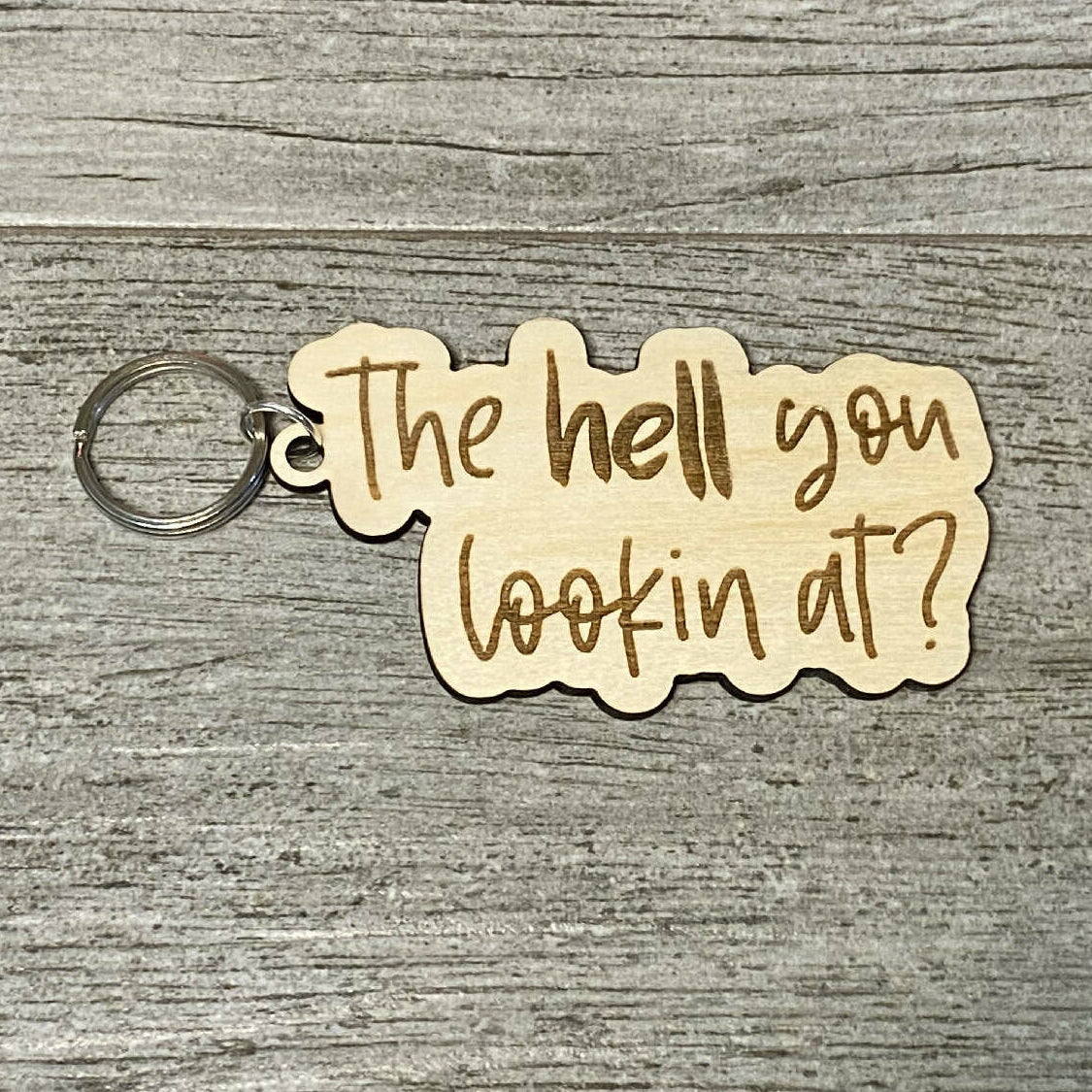 Sassy Wooden KeyChains