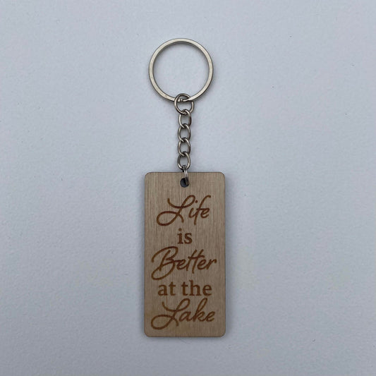 Life Is Better At The Lake Keychain - 1