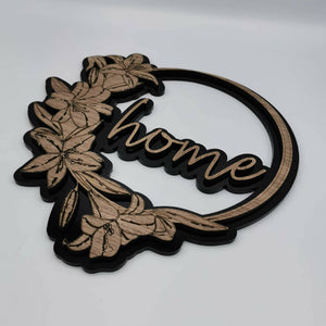 Round home sign