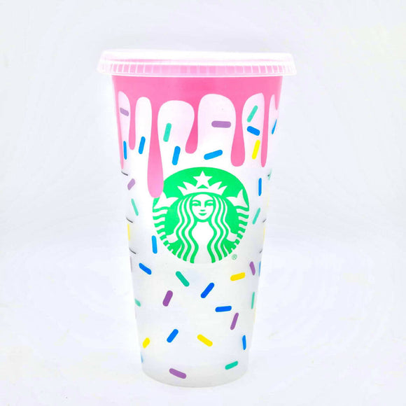Pink Sprinkles Starbucks Cup