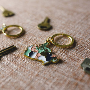 Canada | Enamel Keychain - HandmadeSask