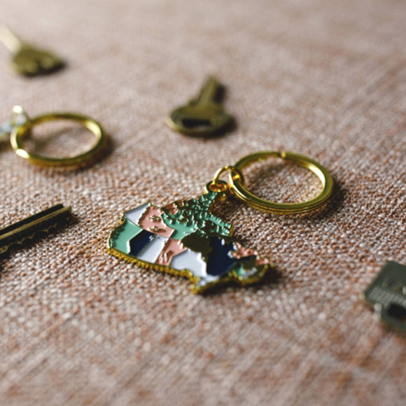 Canada | Enamel Keychain - HandmadeSask