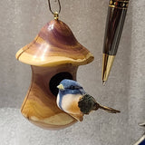 CW - Birdhouse window or desk ornament