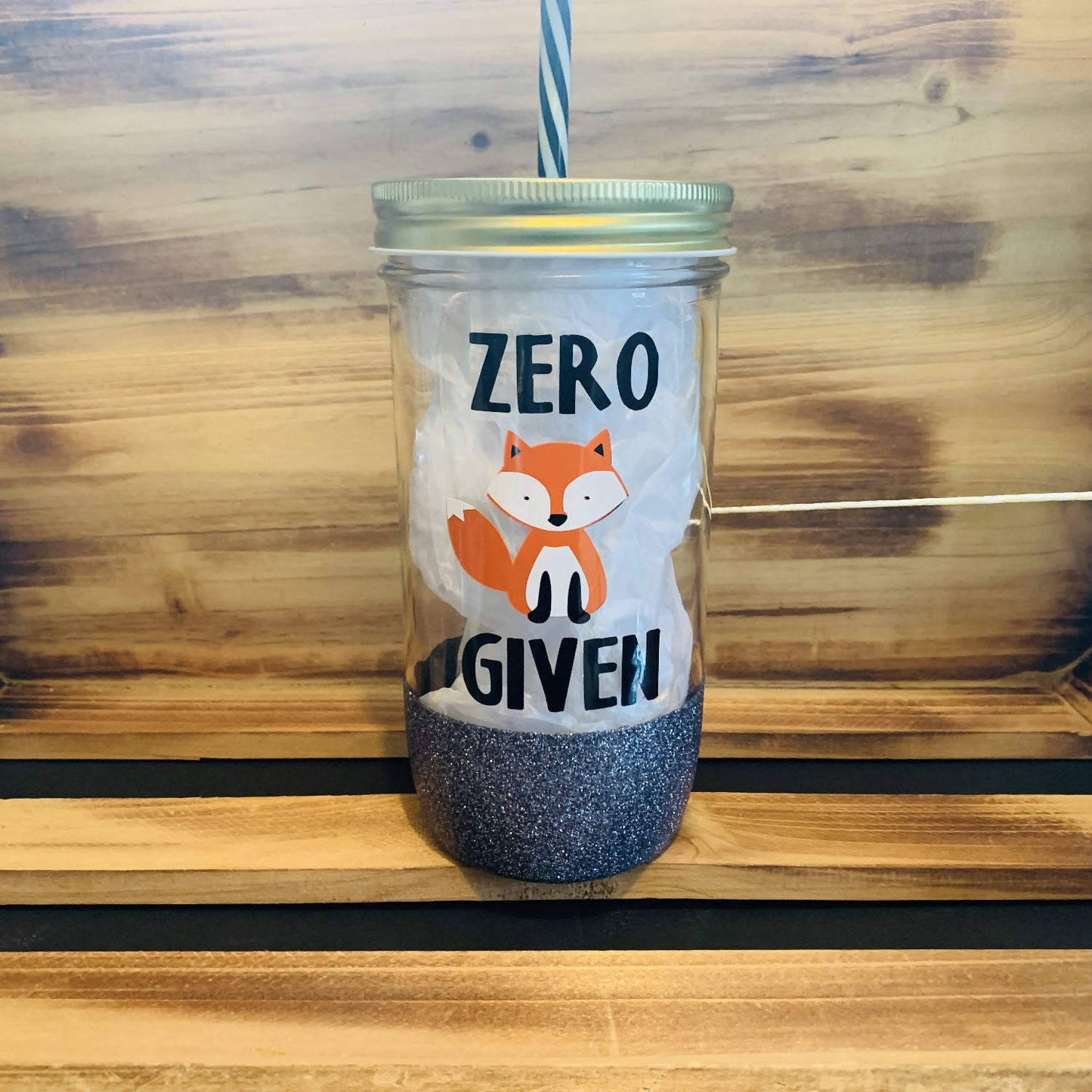 Zero Fox Given Glitter Jar - 12