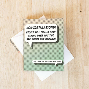 Getting Married | Wedding & Engagement| Greeting Card