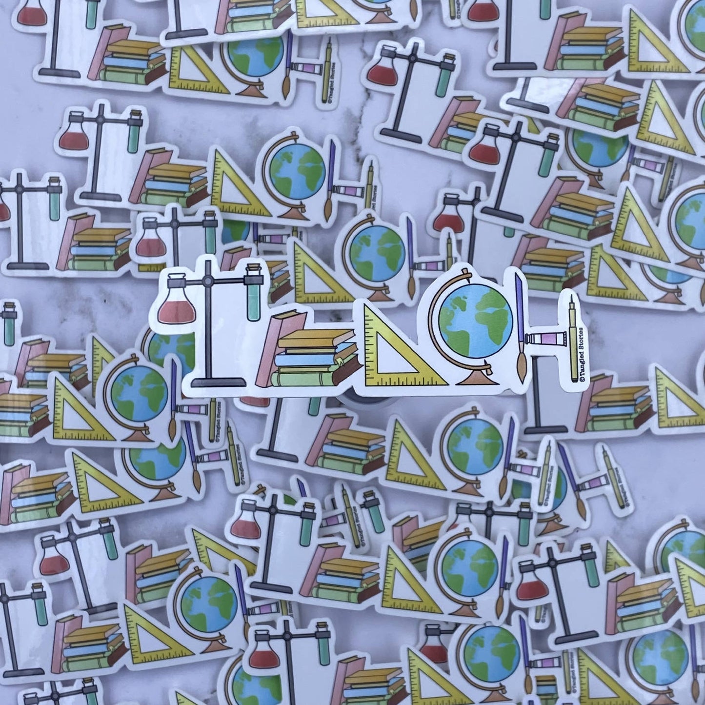 Teach Waterproof Sticker