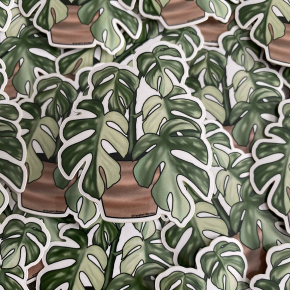 Monstera (Thai Constellation) Waterproof Sticker - HandmadeSask