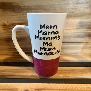 Mom Mama Glitter Mug - 1