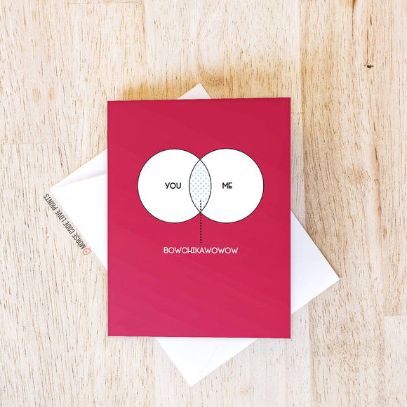 Venn Diagram | Love | Greeting Card - HandmadeSask