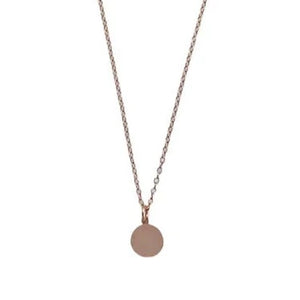 Round Coin Necklace - Engravable
