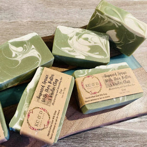 Goat Milk Soap: Sugared Spruce with Shea Butter & Kaolin Cklay