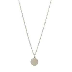 Tag Necklace - Silver