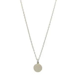 Round Coin Necklace - Engravable
