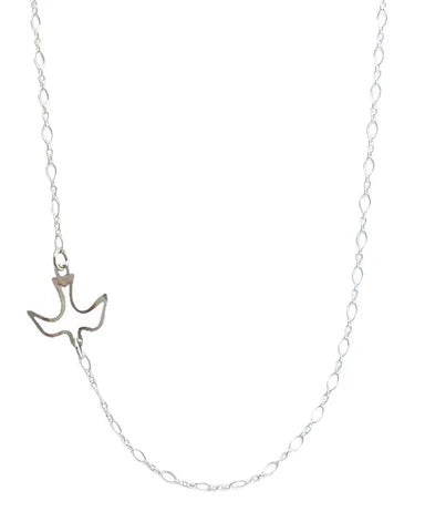 Silver Dove Necklace