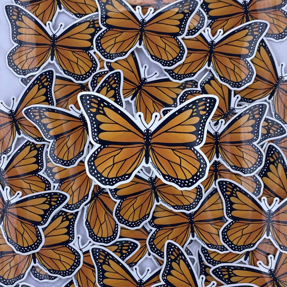 Monarch Butterfly Waterproof Sticker