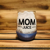 Mom Juice Glitter Stemless - HandmadeSask