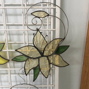 Stained glass lily