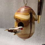 CW - Birdhouse window or desk ornament