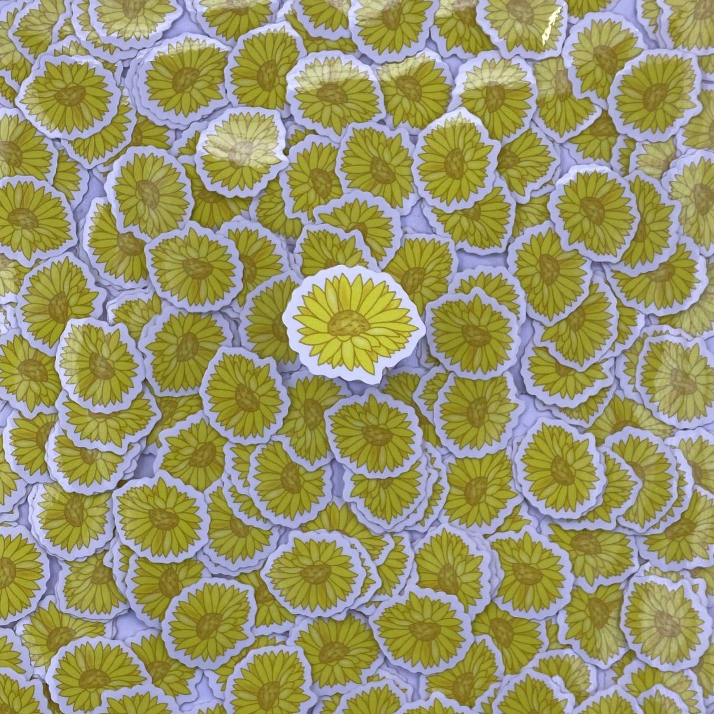 Mini Yellow Daisies (pack of 5) Waterproof Sticker