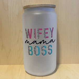 Wifey, Mama, Boss Libbey Glass