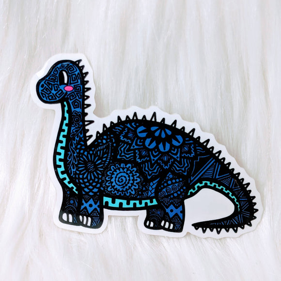 Dino: Diplodocus Waterproof Stickers - HandmadeSask
