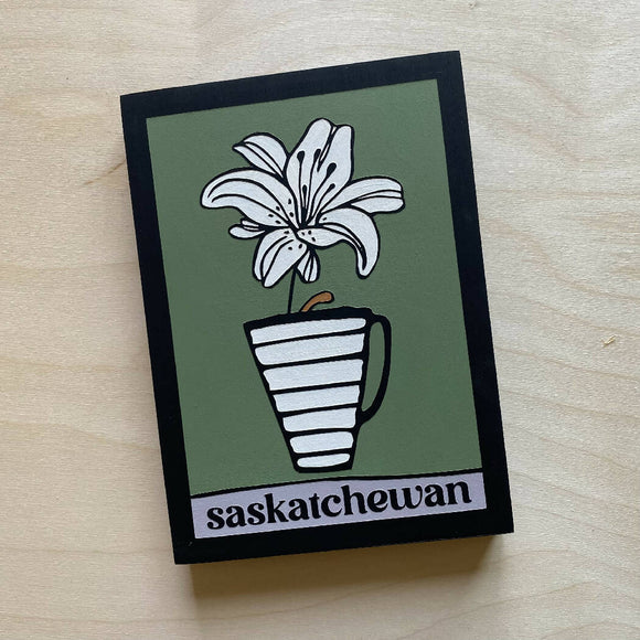 5 x 7 Art Panel | Saskatchewan Lily in Pitcher