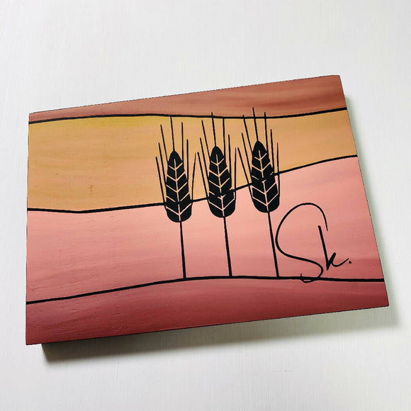 5x7 Art Panel | Saskatchewan 3 Wheat