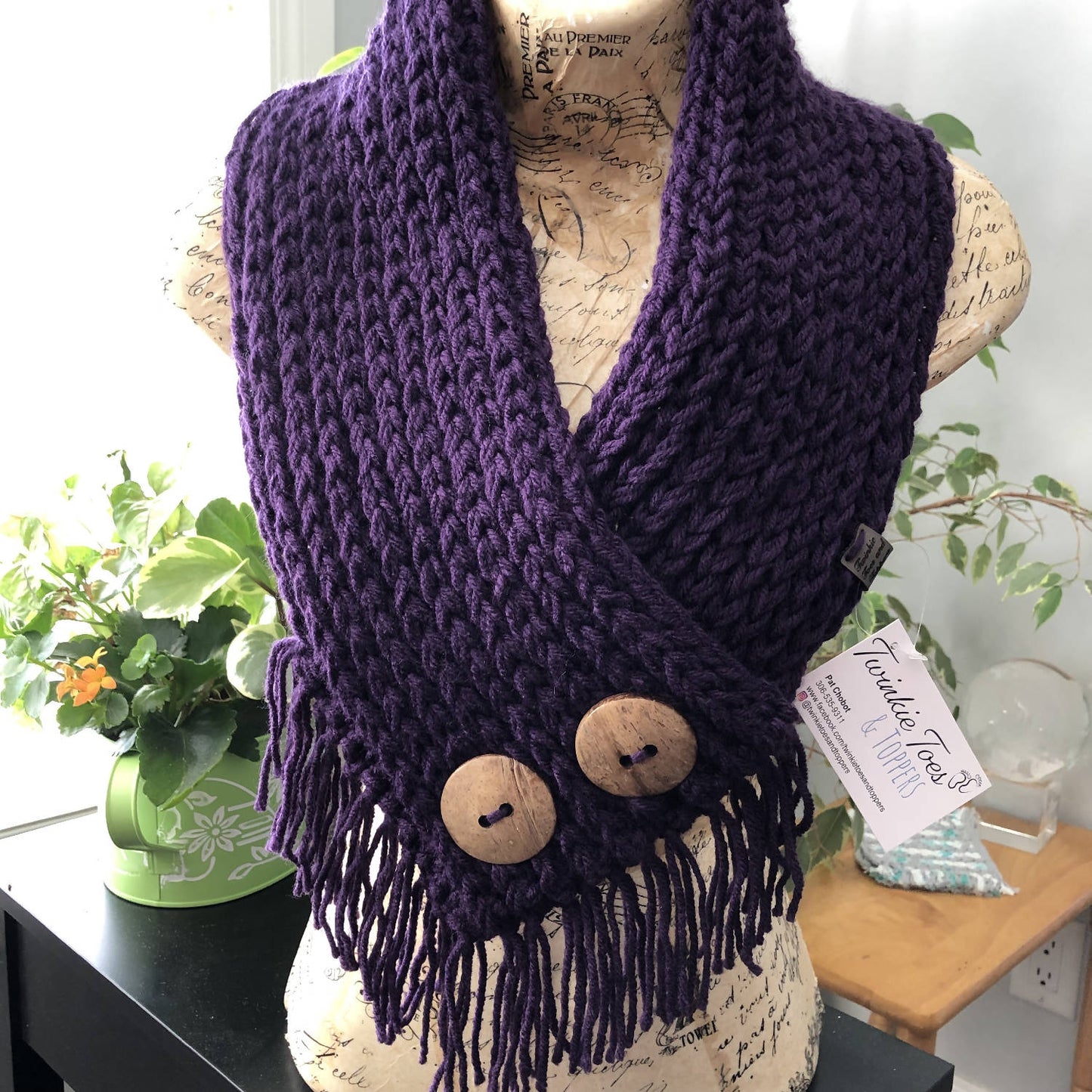 Fringed Cowl