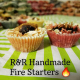 R&R Handmade Fire Starters 12 pack - Description Below - 1