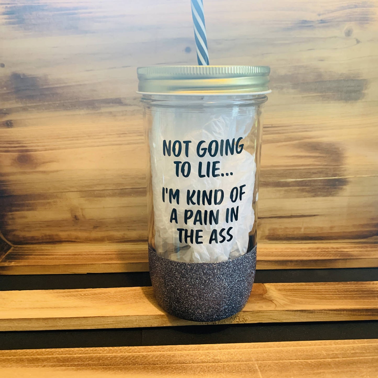 Not Going to Lie Glitter Jar - 13