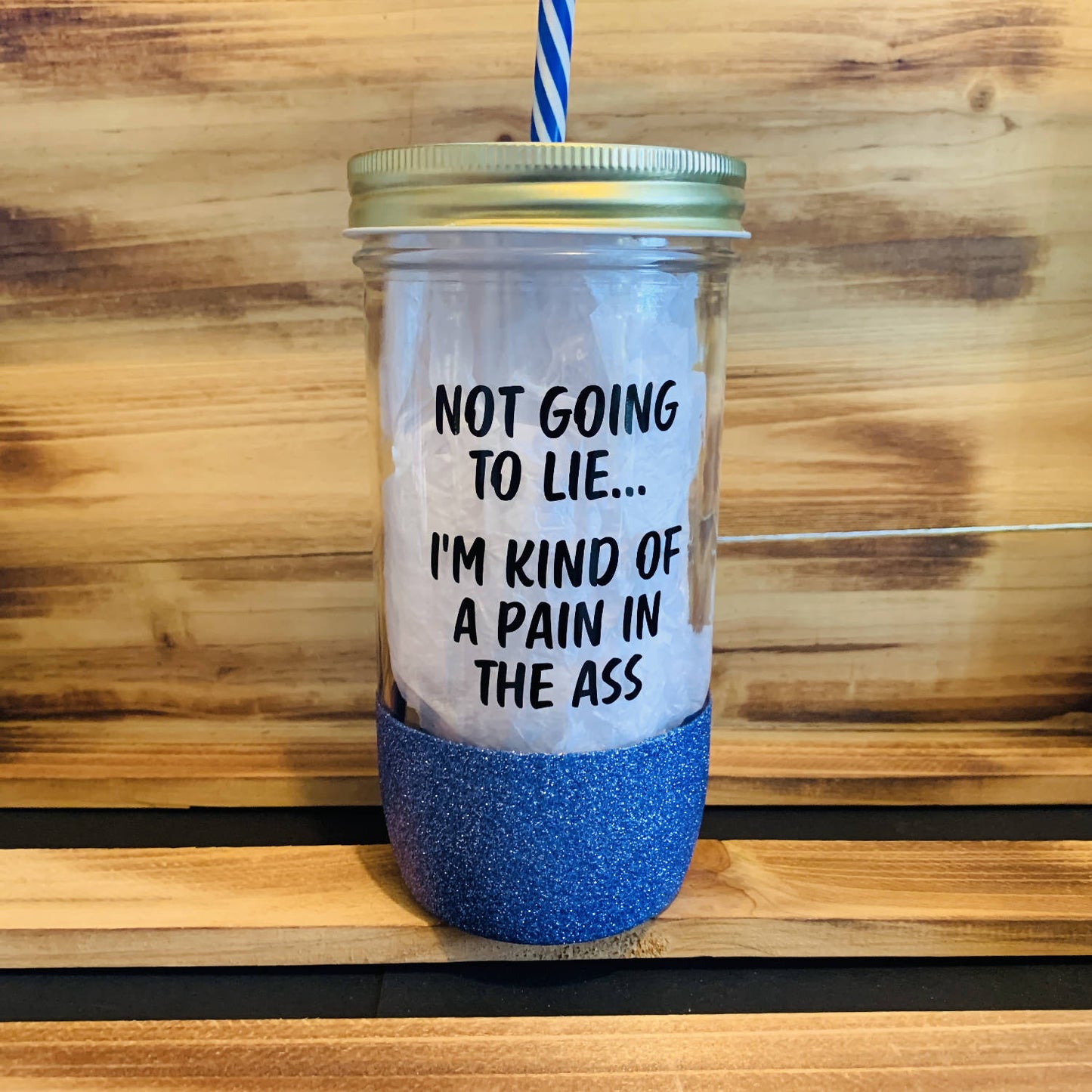 Not Going to Lie Glitter Jar - 12