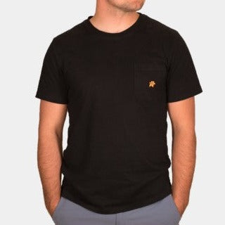 FLAT // Prairie Lily Embroidered Pocket Tee / Unisex
