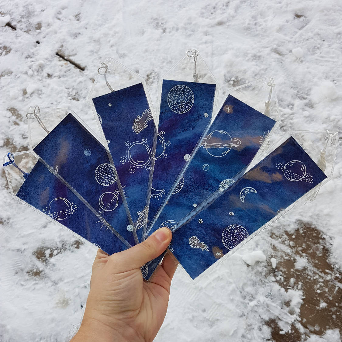 Hand-Painted Bookmarks