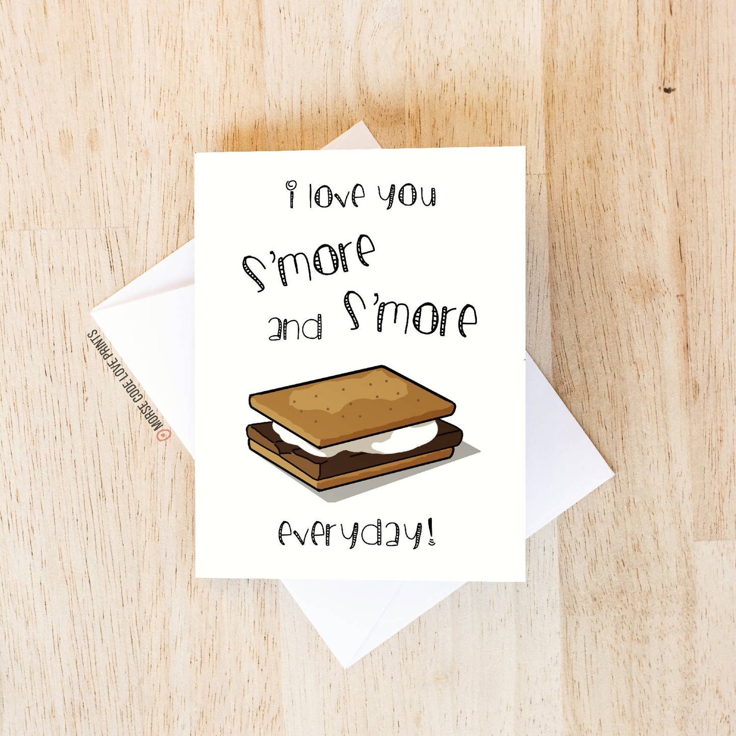 S'more | Love | Greeting Card - HandmadeSask
