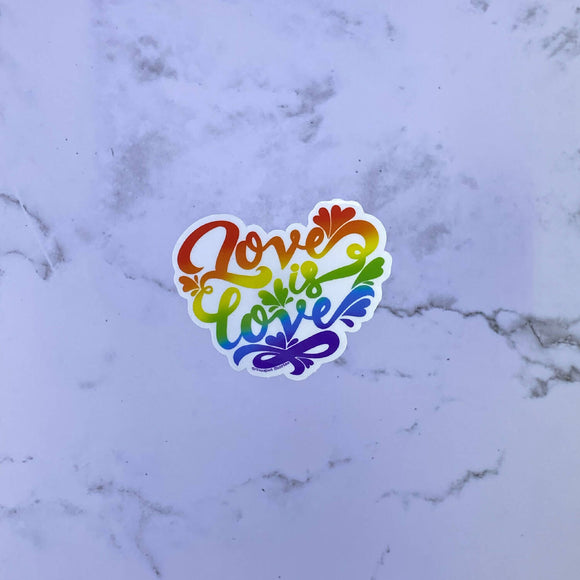 Love is Love Weatherproof Sticker