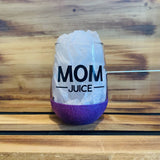 Mom Juice Glitter Stemless - HandmadeSask