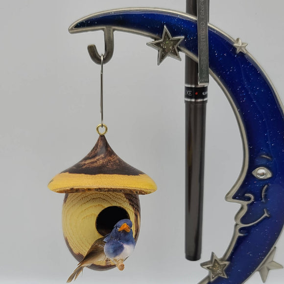 Caragana birdhouse window or desk ornament