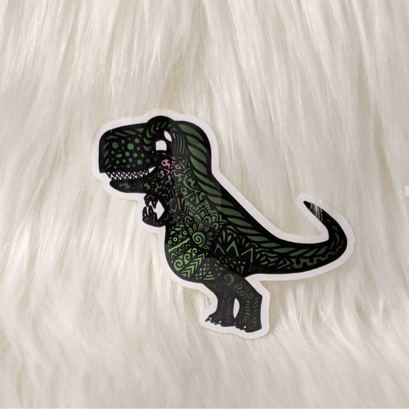 Dino: T-Rex Waterproof Stickers - HandmadeSask