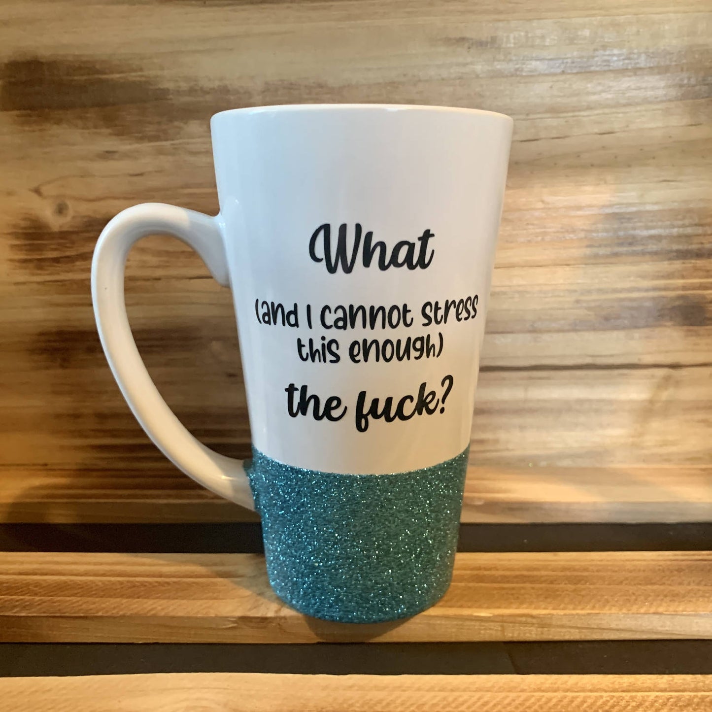 What The Fuck Glitter Mug - 1