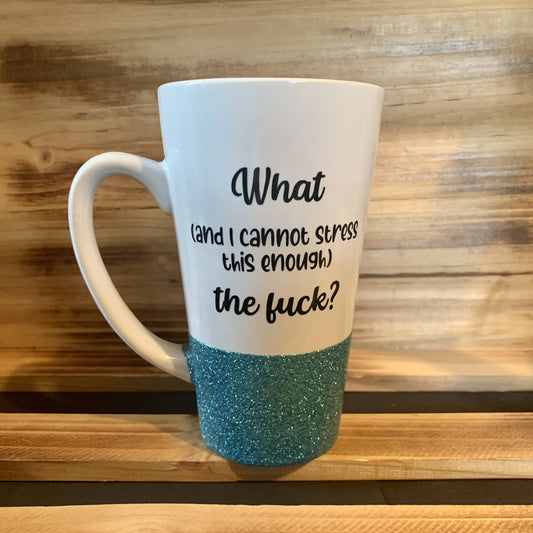 What The Fuck Glitter Mug - 1