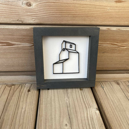 Grain Elevator Mini Sign