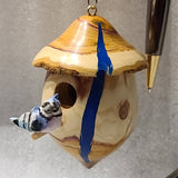 CW - Birdhouse window or desk ornament